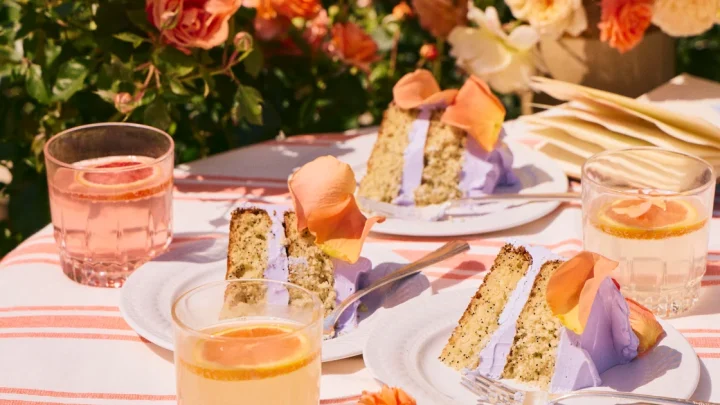 Recipe: Lavender and lemon poppy seed cake from “Cake Picnic” by Elisa Sunga