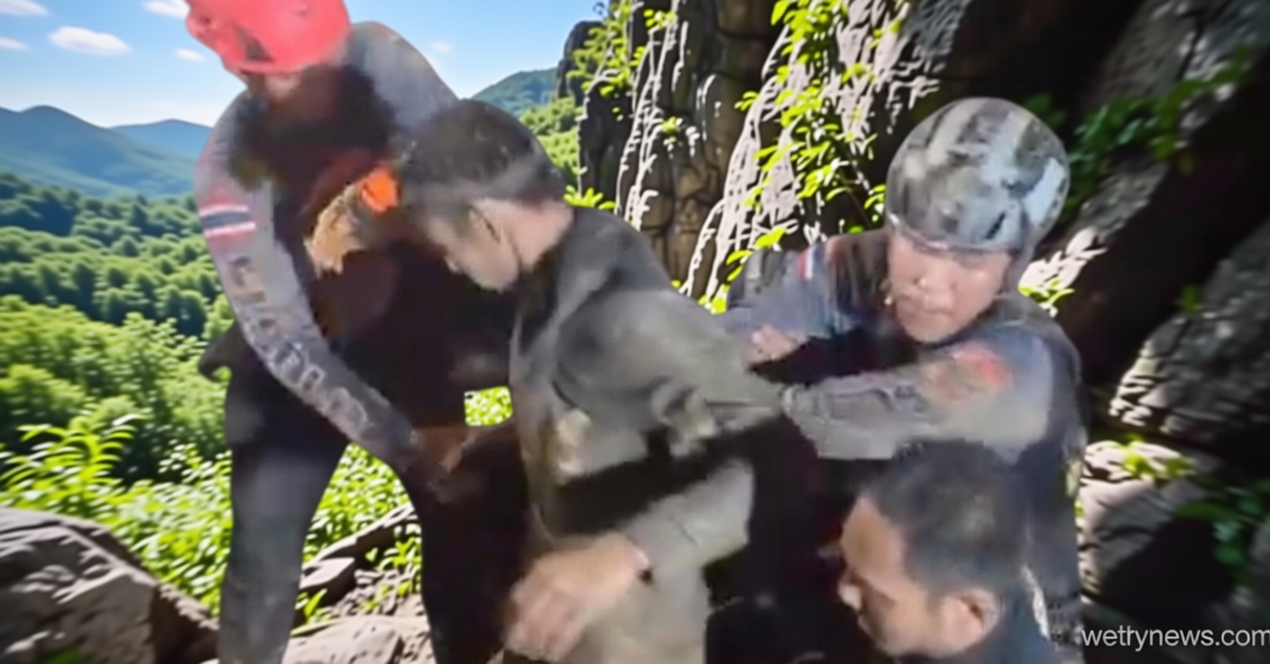 1 miner rescued in dangerous operation after over a week trapped in flooded Laos cave: “He’s healthy and he’s alive”