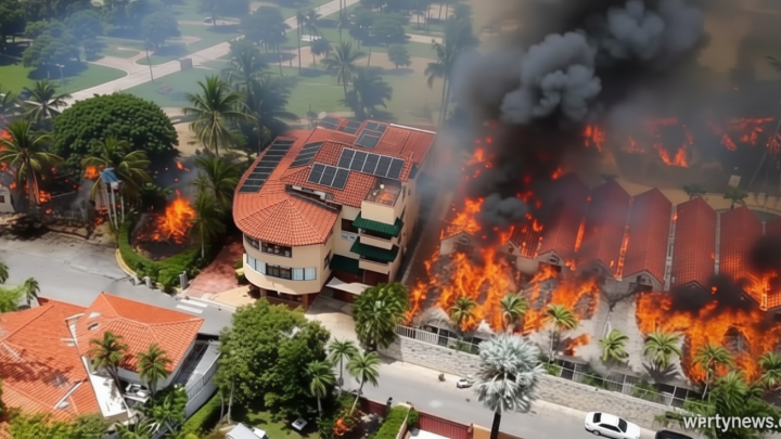 1 killed in large fire at luxury resort in Dominican Republic