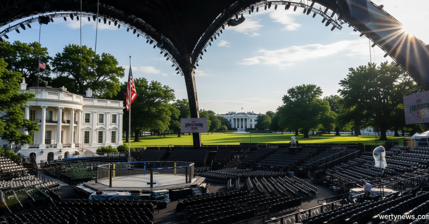 White House hosting “UFC Freedom 250” fight on Trump’s 80th birthday tonight