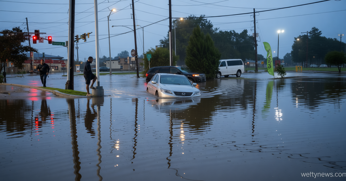 Remnants from Tropical Storm Arthur drench Gulf states, flooding homes and forcing evacuations