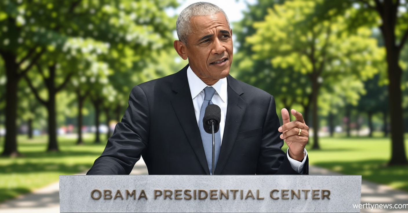 Highlights from the Obama Presidential Center opening ceremony in Chicago