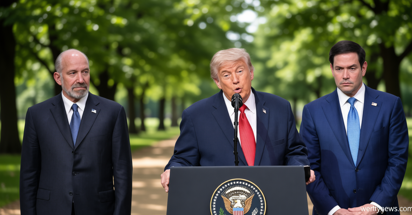 Trump touts Iran agreement to wrap up G7 summit in France