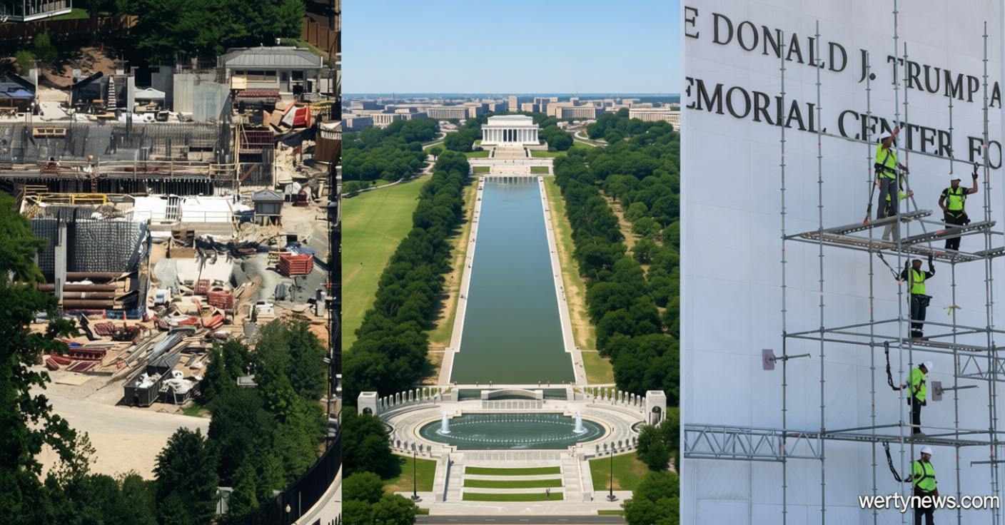 Reflecting Pool renovation, a massive White House ballroom and a triumphal arch: Here’s how Trump is remaking D.C.