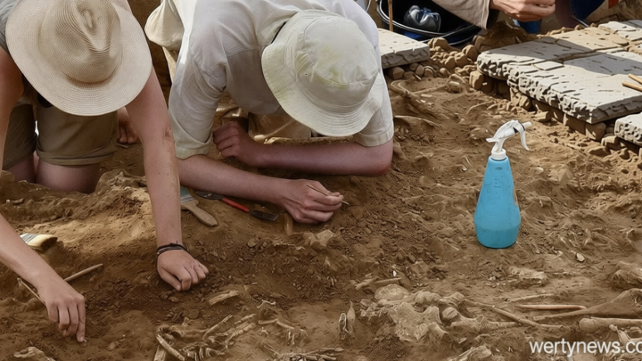 Dozens of 7,000-year-old headless human skeletons discovered in ditch: “A terrifying sight at first glance”
