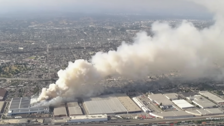 Los Angeles emergency declaration issued for Boyle Heights warehouse fire as blaze continues