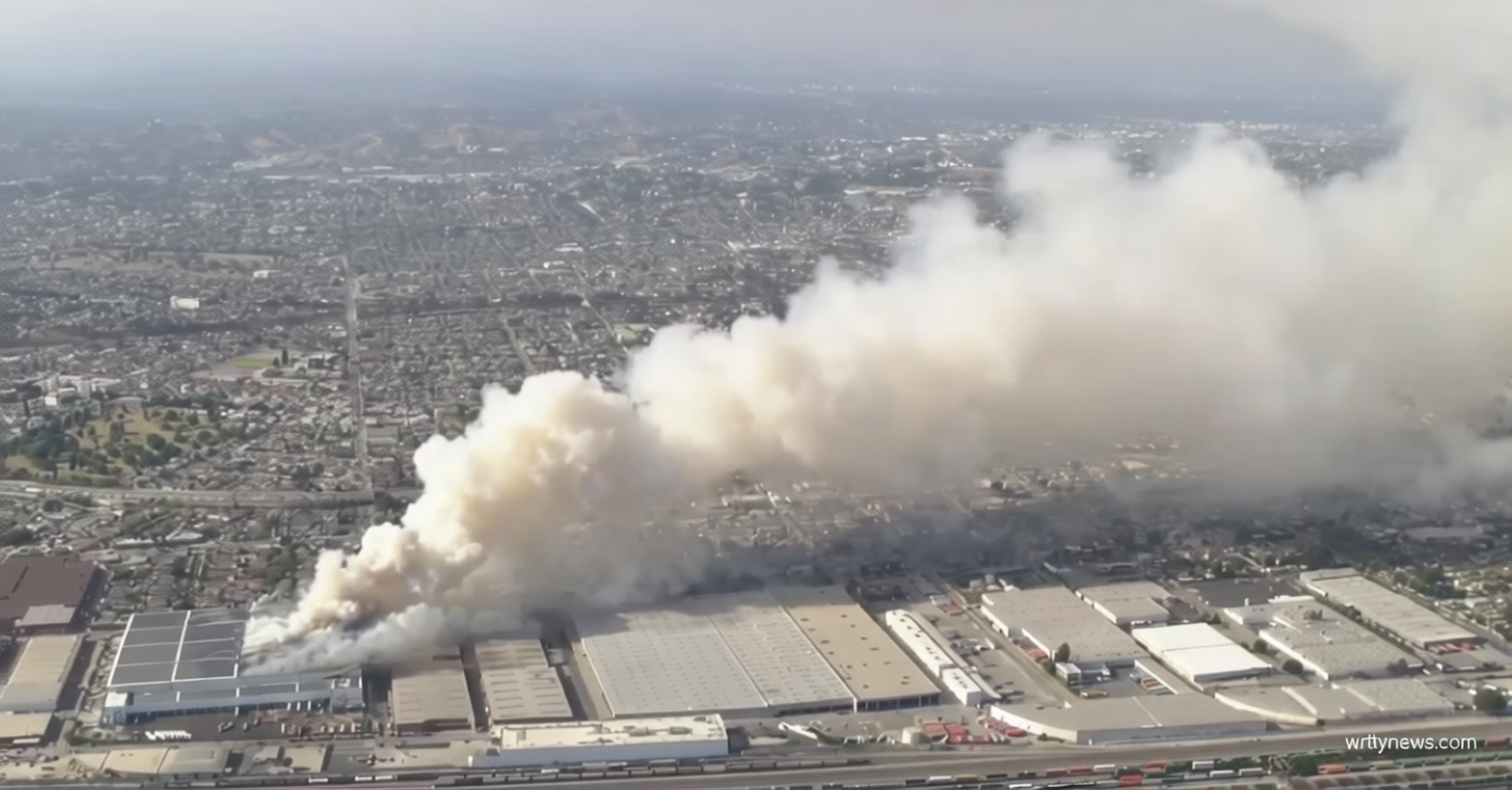 Los Angeles emergency declaration issued for Boyle Heights warehouse fire as blaze continues