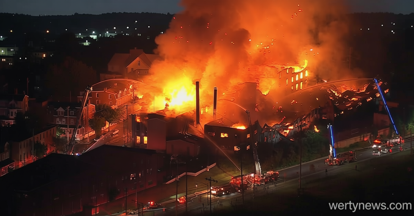 Massive fire in Allentown, Pennsylvania, prompts evacuations for nearby residents