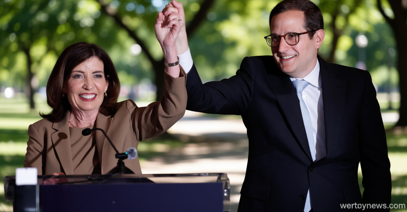 Assemblyman Micah Lasher wins crowded Democratic House primary in NY-12, CBS News projects