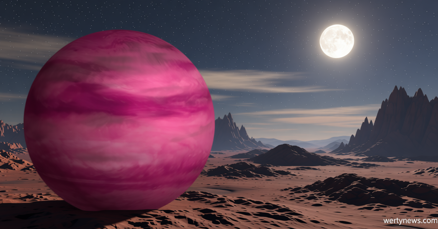 “Pink Planet” is surrounded by salty clouds, researchers using Webb telescope find
