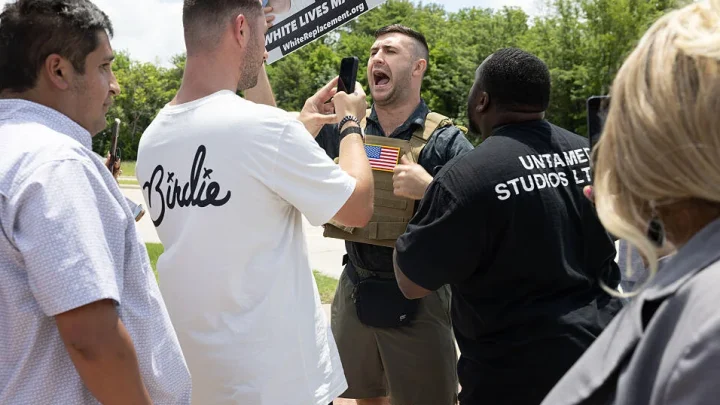 Far-right influencer Jake Lang, pardoned for Jan. 6 Capitol riot, arrested in Texas on charge of making terroristic threats