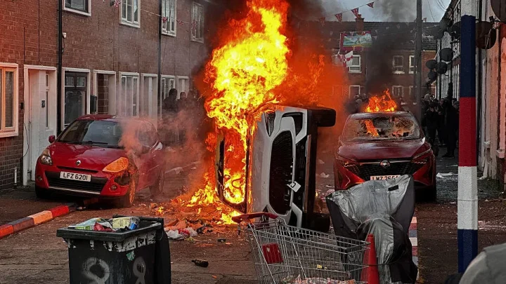 Violent anti-immigration protests erupt in Belfast after brutal stabbing attack