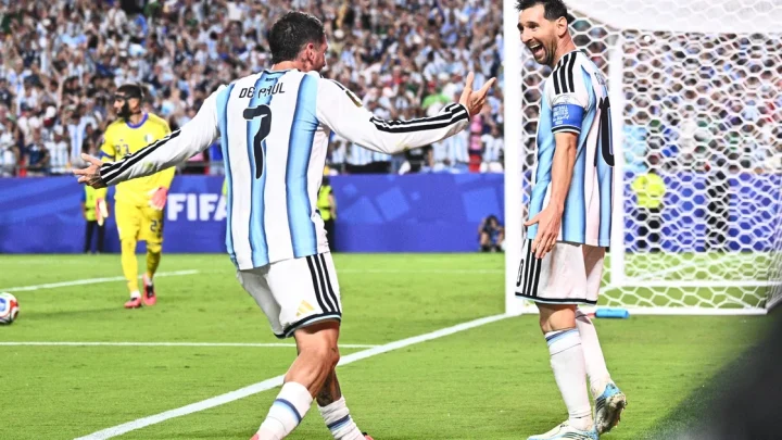 Messi ties men’s World Cup goals record with first World Cup hat trick as Argentina tops Algeria