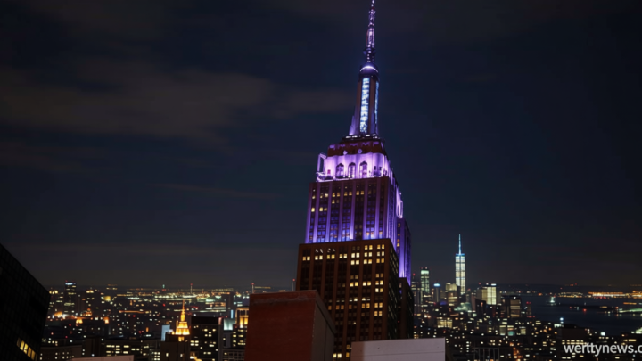 Empire State Building lights up for Taylor Swift and Travis Kelce’s wedding
