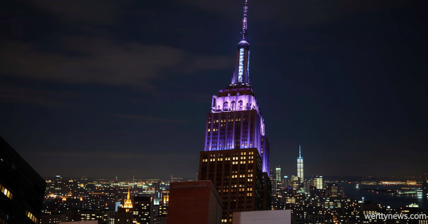 Empire State Building lights up for Taylor Swift and Travis Kelce’s wedding