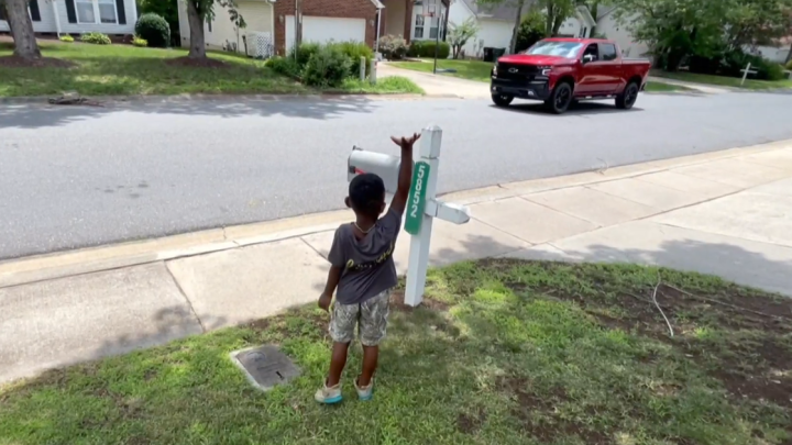 A 4-year-old boy’s simple habit of waving to his neighbors transformed his North Carolina community