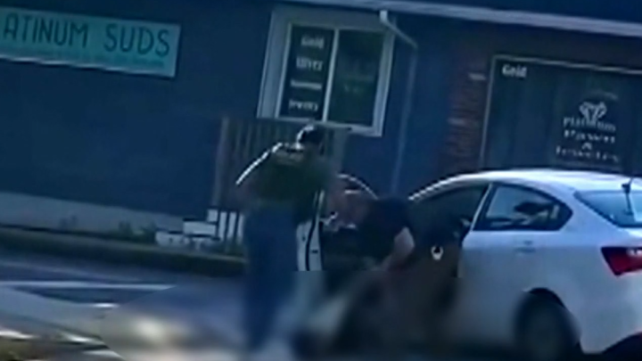 Security video captures moments after man was fatally shot by ICE in Maine