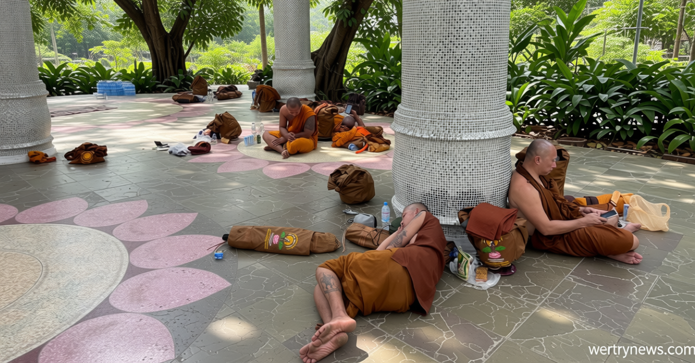 Boy driving truck crashes into group of Thai monks, killing 8 and injuring 14