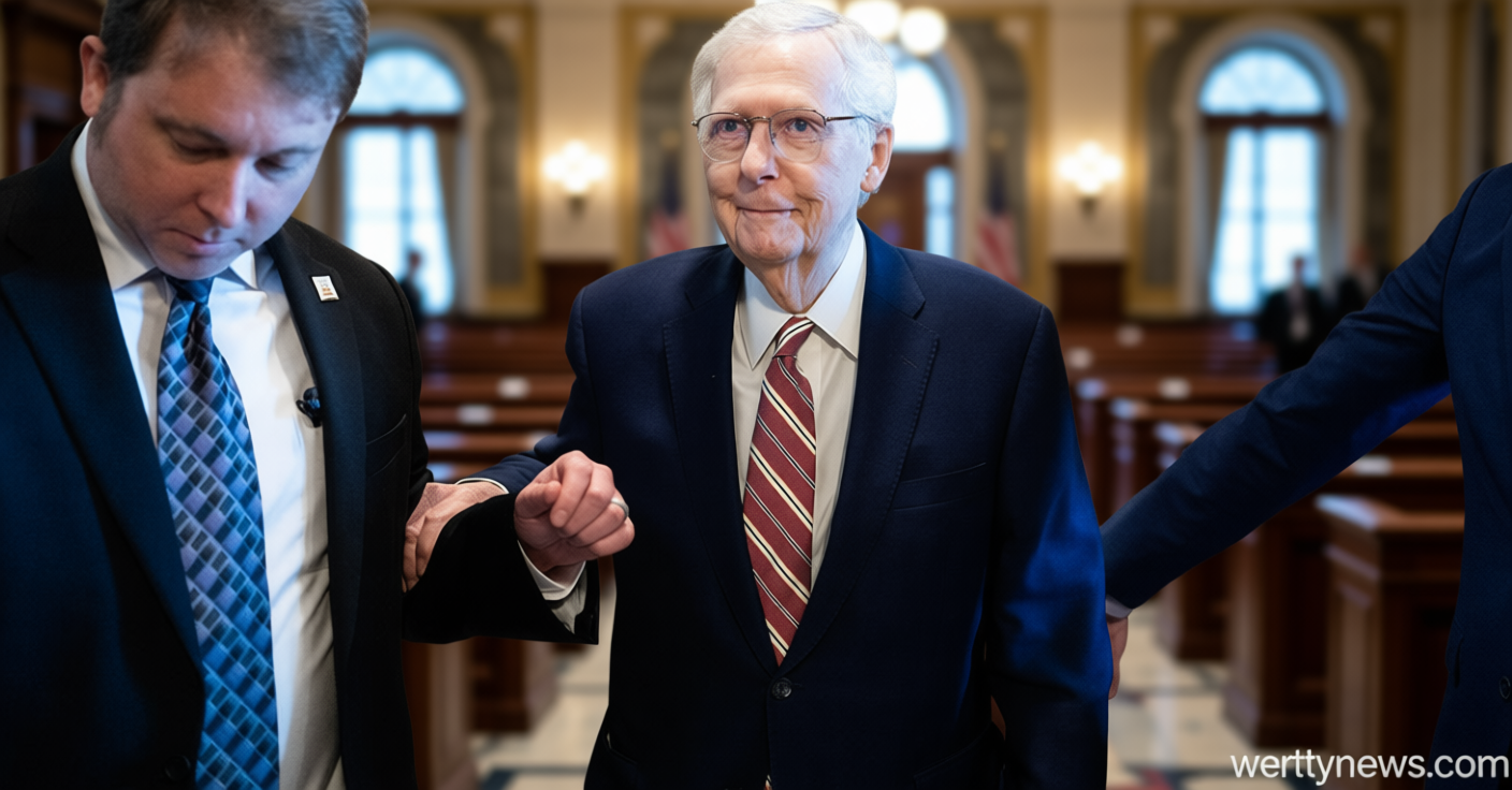 EMS was called to Sen. Mitch McConnell’s home for “unconscious” patient last month, recording suggests