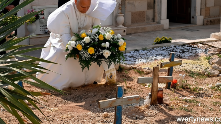 Pope Leo spends July 4th at migrant cemetery in Italy, meets with U.S. ambassador