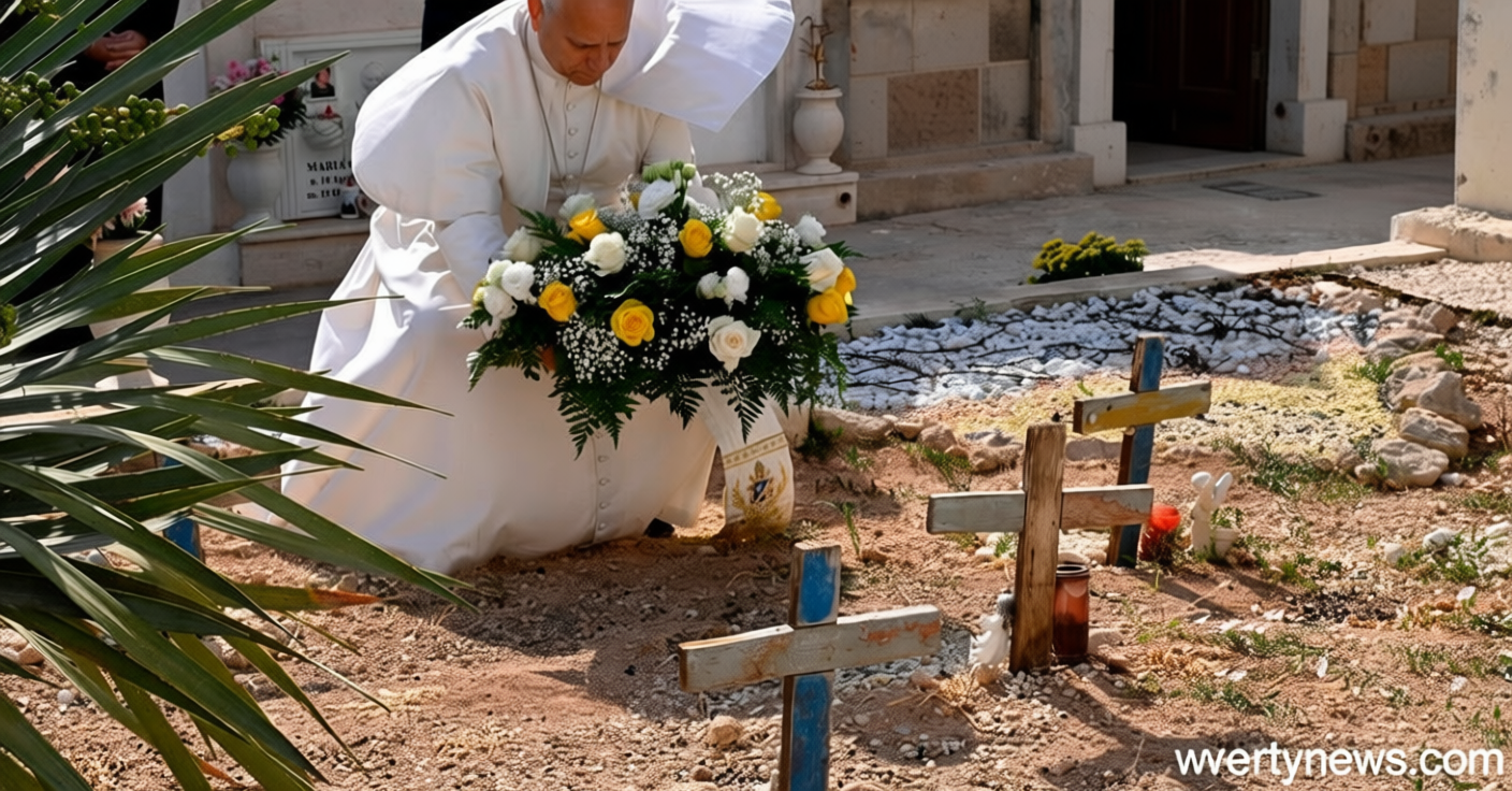 Pope Leo spends July 4th at migrant cemetery in Italy, meets with U.S. ambassador