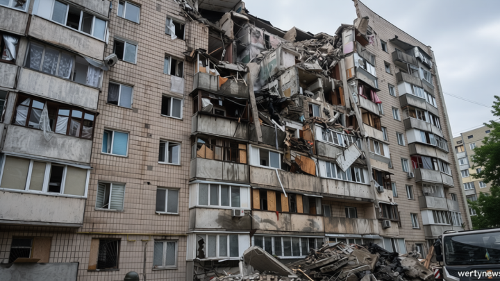 A Ukrainian volunteer repaired an apartment building after a Russian strike. A month later, it was hit again.