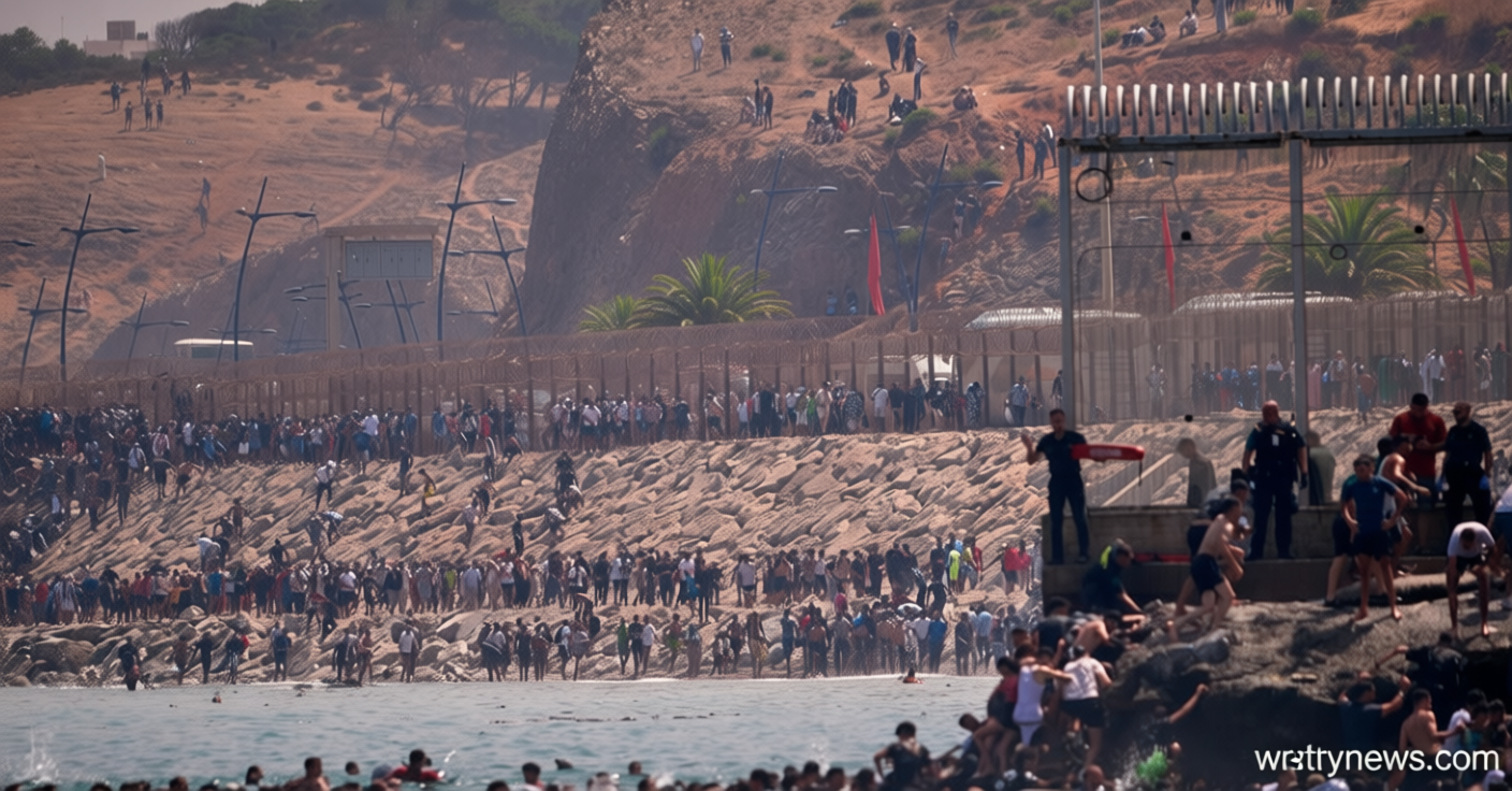 Spain deploys military to Ceuta after thousands of migrant crossings at Morocco border, at least 9 dead