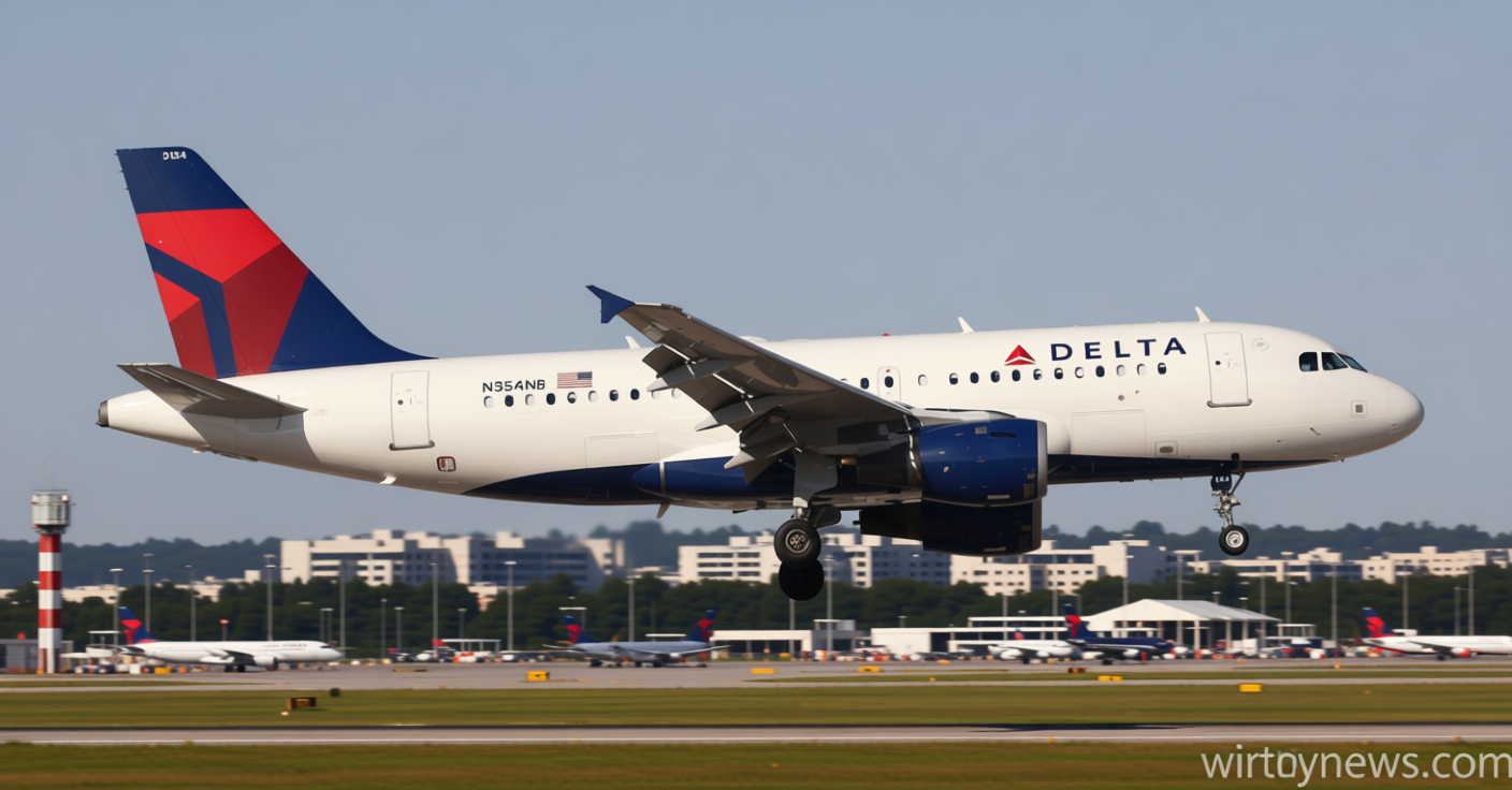 Delta Air Lines flight hit by firework while landing at Midway International Airport