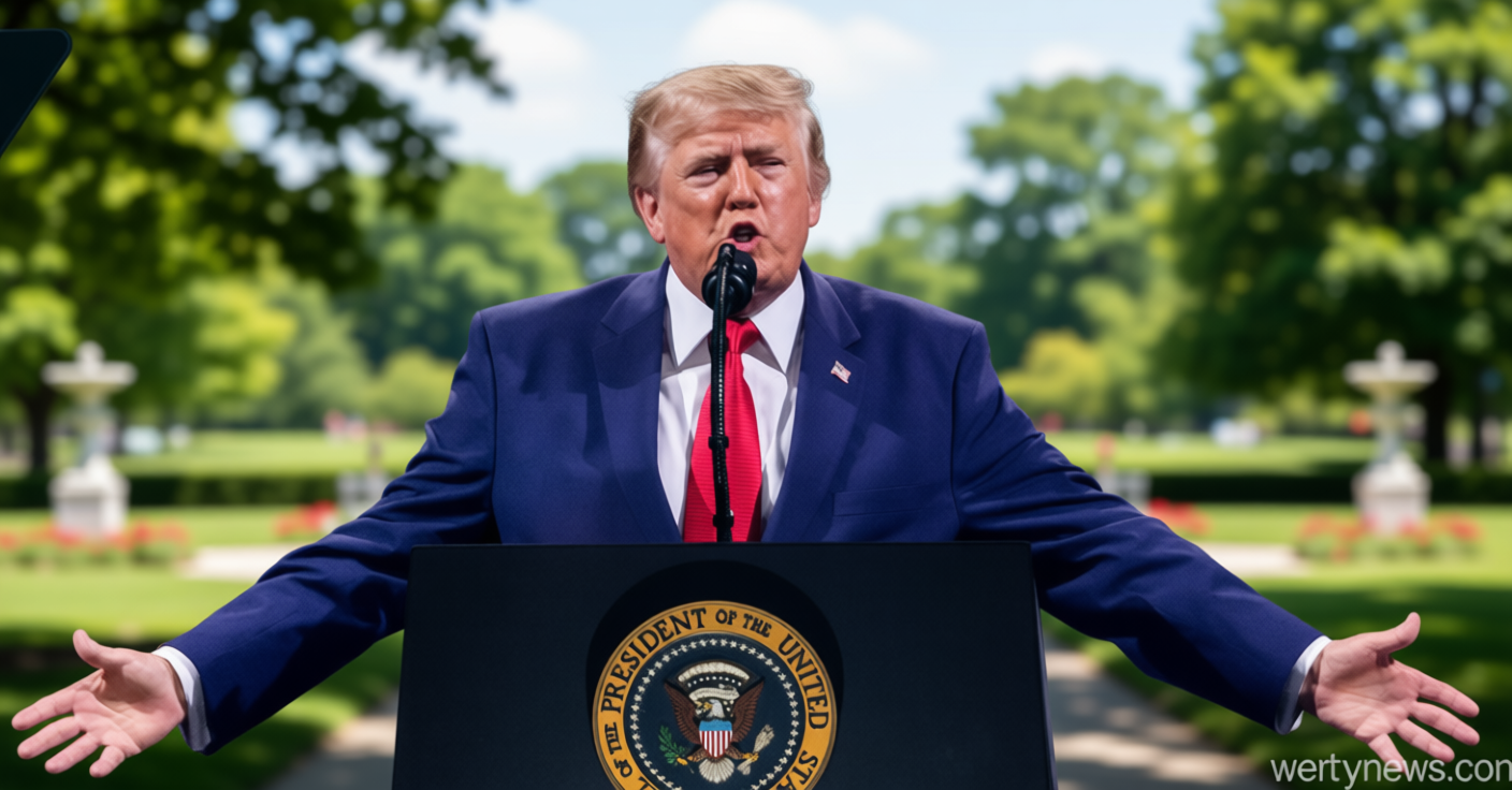 Trump touts America’s “golden age”, attacks communism in delayed July 4th speech