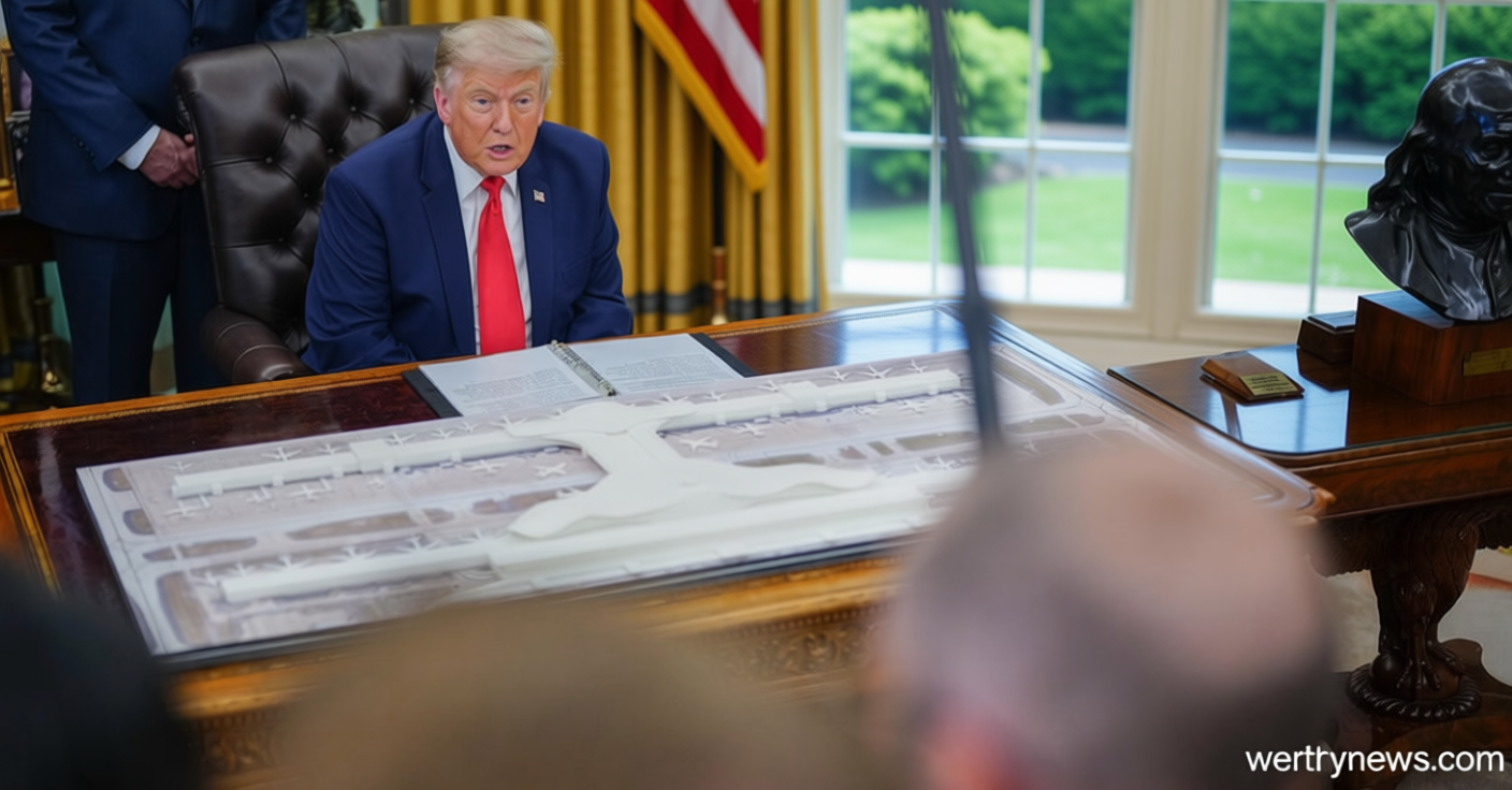 Trump unveils plans to overhaul Dulles International Airport outside Washington