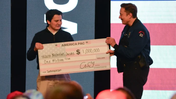 Elon Musk may have broken election law by offering $1 million checks to voters, Wisconsin board finds