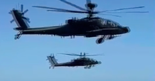 Apache pilots’ suspensions lifted after low flyby over South Carolina beach, Pentagon says