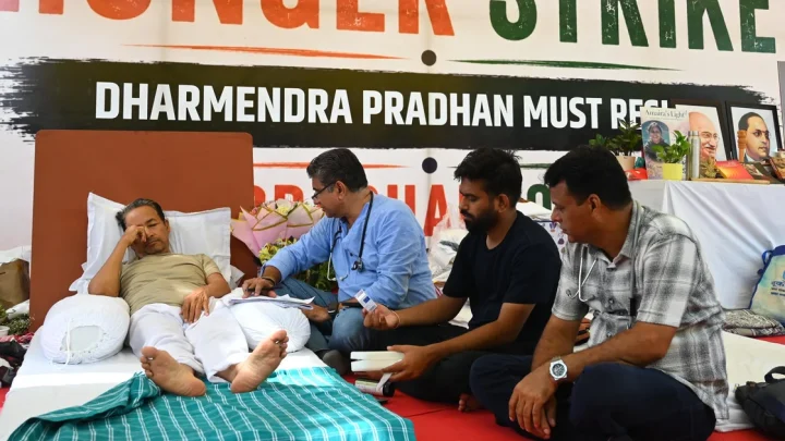 Appeals for prominent Indian activist to end hunger strike as he risks health to demand education reforms
