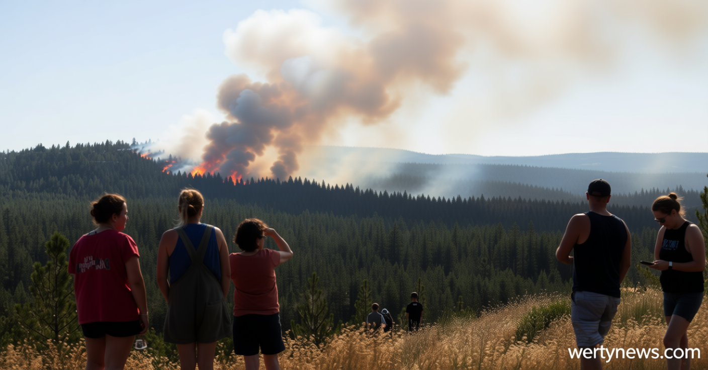 Fast-moving wildfires in Washington state prompt evacuations