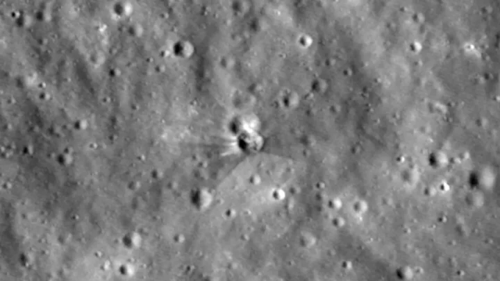 NASA images show 60-foot-wide crater on moon after SpaceX rocket booster crash