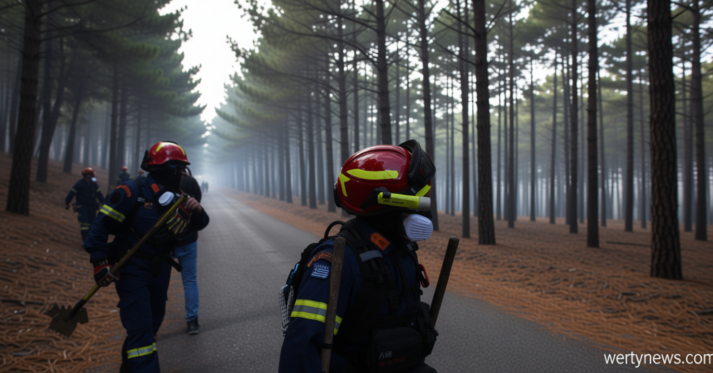 Wildfire danger in Europe shifts to Greece as evacuation orders remain in France
