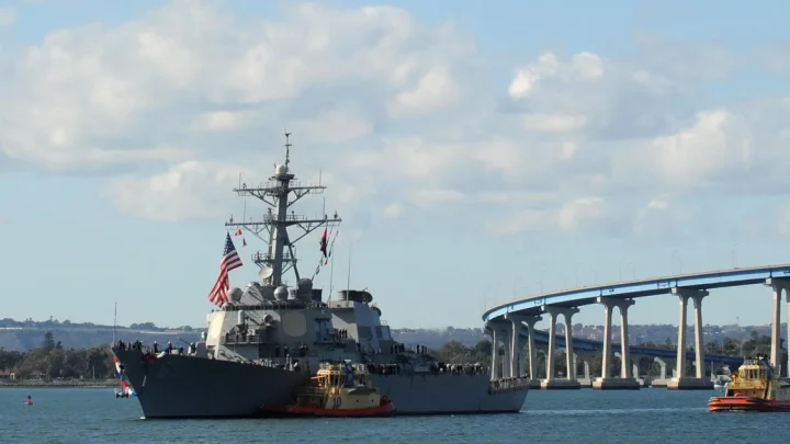 USS Benfold, Navy destroyer, went days without power in the South China Sea